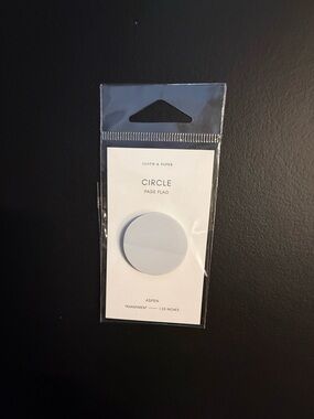 Cloth & Paper Circle Page Flag - Gray Adhesive Marker